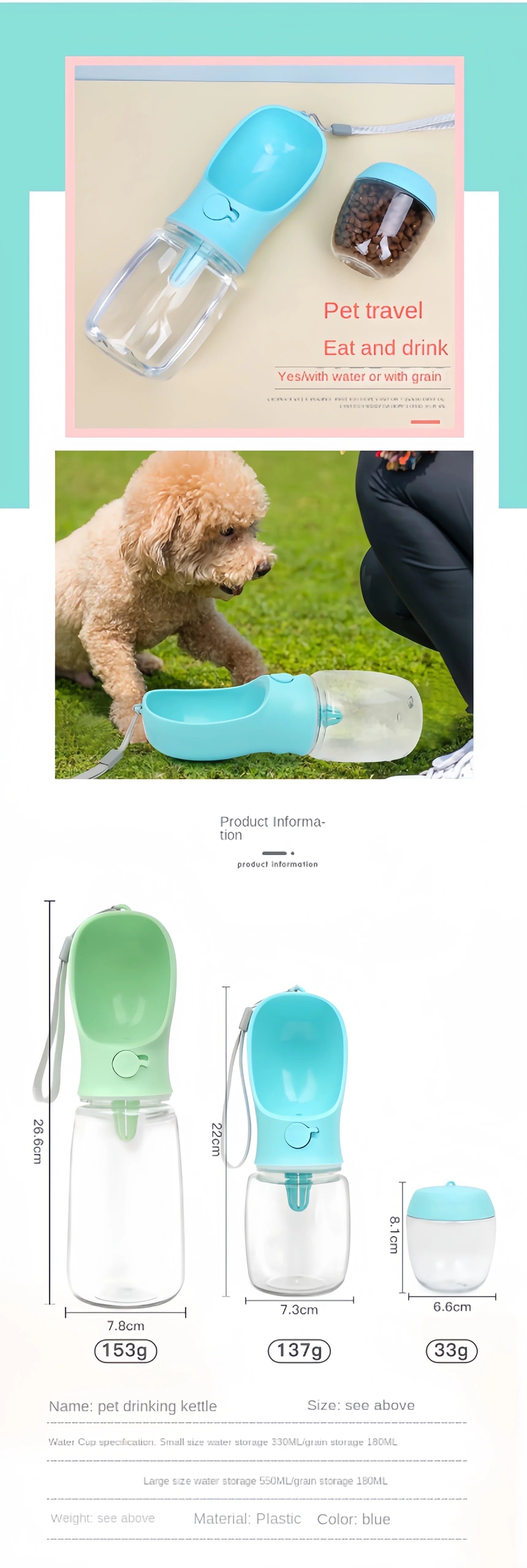 Sip & Snack Pet Bottle