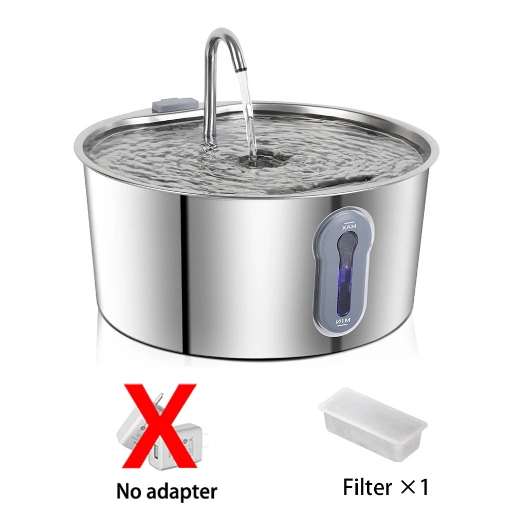 4L Automatic Cat Water Fountain,Intelligent Pet Water Dispenser With Filter,Drinking Fountain For Cat Dog,Ultra Quiet Water Pump